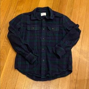 Crewcuts blackwatch plaid flannel button down. 10